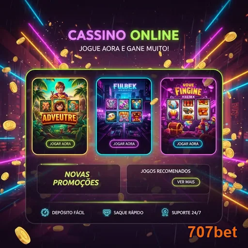 Slots vibrantes e serviços VIP em cassino online