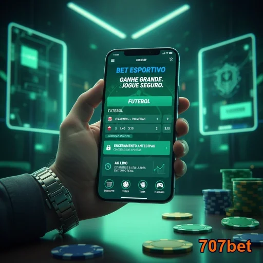 Jogador acessando serviços VIP na 707bet